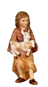 Shepherdess with goat baroque crib n.b.