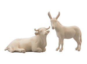 LI Ox and donkey - natural - 8,5 cm