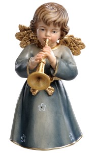 Angelo della luce trombone - colorato - 5 cm