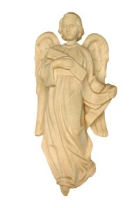 Gloria-angel tirolean crib - naturale - 11 cm