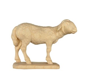 Sheep standing tirolean crib - natural - 11 cm