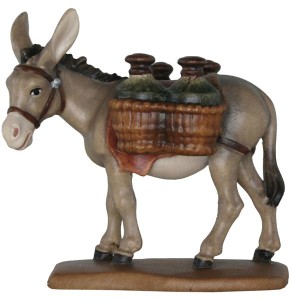 Packed donkey - color - 11 cm